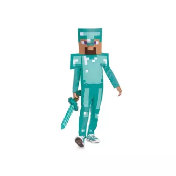 Minecraft Steve Diamond jelmez 5-6 év