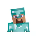 Minecraft Steve Diamond jelmez 5-6 év