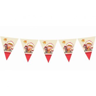 Indian Party, Indián zászlófüzér 360 cm