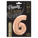 Rose Gold 6-os szám fólia lufi 92 cm Rose Gold 6-os szám fólia lufi 92 cm