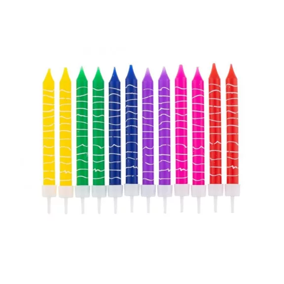 Színes Crayons tortagyertya, gyertya szett 12 db-os Színes Crayons tortagyertya, gyertya szett 12 db-os
