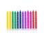 Színes Crayons tortagyertya, gyertya szett 12 db-os