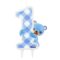 Első születésnap Blue Teddy tortagyertya