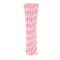 Rózsaszín Light Pink Polka Dots papír szívószál 24 db-os