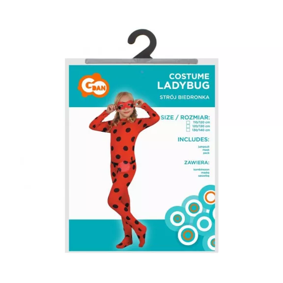 Katica Ladybug jelmez 120/130 cm