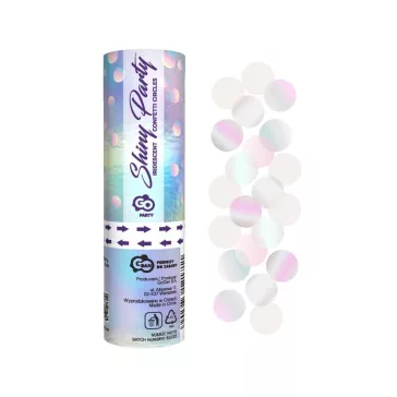 Színes Shiny Party konfetti kilövő 15 cm