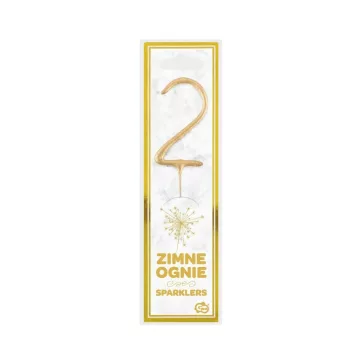 Arany Gold 2-es csillagszóró 17 cm