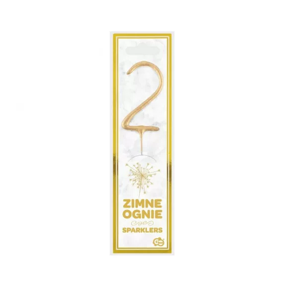 Arany Gold 2-es csillagszóró 17 cm