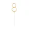Arany Gold 8-as csillagszóró 17 cm