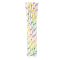Színes Colorful Dots papír szívószál 12 db-os