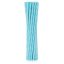 Kék Light Blue Chevron papír szívószál 12 db-os
