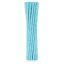 Kék Light Blue Chevron papír szívószál 12 db-os