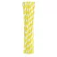 Sárga Yellow Stripes rugalmas papír szívószál 12 db-os
