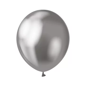 Szürke Platinum léggömb, lufi 7 db-os 12 inch (30 cm)