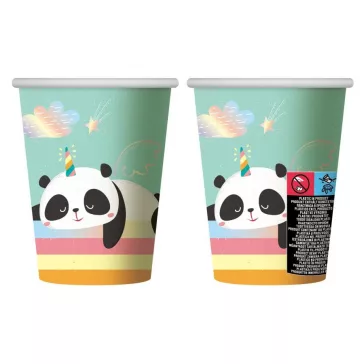 Panda Dreamy papír pohár 6 db-os 266 ml