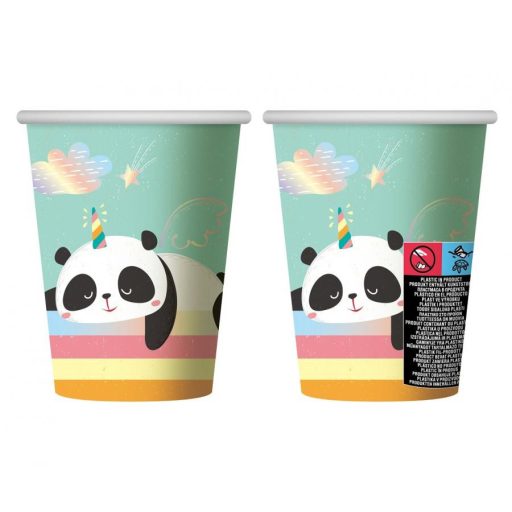 Panda Dreamy papír pohár 6 db-os 266 ml