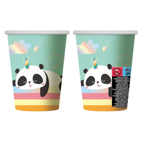 Panda Dreamy papír pohár 6 db-os 266 ml