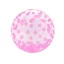 Pink Dots Aqua gömb fólia lufi 46 cm