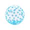 Blue Dots Aqua gömb fólia lufi 46 cm