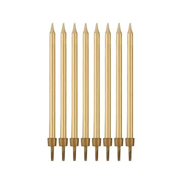 Arany Gold tortagyertya, gyertya szett 8 db-os
