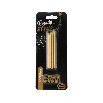 Arany Gold tortagyertya, gyertya szett 8 db-os