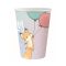 Róka Balloon Happy Birthday papír pohár 6 db-os 270 ml
