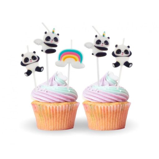 Panda Cute tortagyertya, gyertya szett 5 db-os