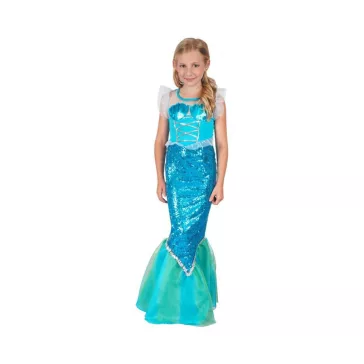 Sellő Blue jelmez 110/120 cm