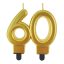 Arany 60-as Gold tortagyertya, számgyertya