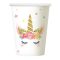 Unikornis Star papír pohár 6 db-os 266 ml