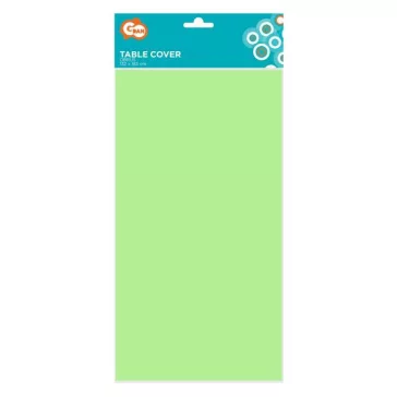 Zöld Light Green papír asztalterítő 132x183 cm