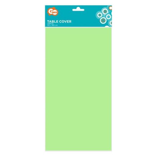Zöld Light Green papír asztalterítő 132x183 cm