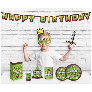 Játék Game On party kalap, csákó 6 db-os