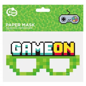 Játék Game On maszk, álarc 6 db-os