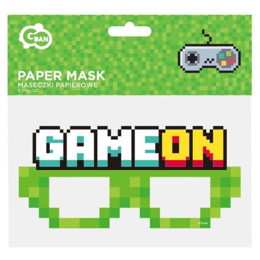 Játék Game On maszk, álarc 6 db-os