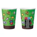 Játék Game On Green papír pohár 6 db-os 200 ml Játék Game On Green papír pohár 6 db-os 200 ml