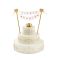Esküvő Just Married torta dekoráció 25 cm