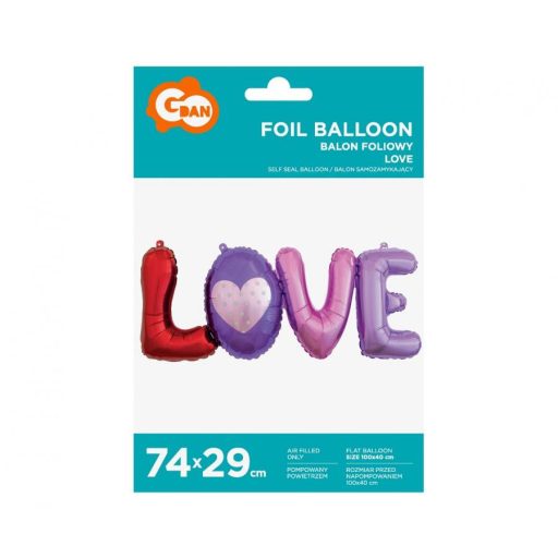 Love Colorful fólia lufi 74x29 cm