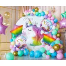 Unikornis Rainbow fólia lufi 5 db-os szett Unikornis Rainbow fólia lufi 5 db-os szett