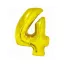 Arany 4-es Gold szám fólia lufi 76 cm