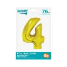 Arany 4-es Gold szám fólia lufi 76 cm Arany 4-es Gold szám fólia lufi 76 cm