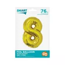 Arany 8-as Gold szám fólia lufi 76 cm Arany 8-as Gold szám fólia lufi 76 cm