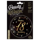 Happy Birthday 18 B&C Gold fólia lufi 36 cm Happy Birthday 18 B&C Gold fólia lufi 36 cm