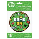 Játék Game On fólia lufi 45 cm