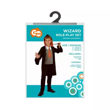 Varázsló Wizard jelmez 110/120 cm
