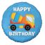 Betonkeverő Happy Birthday Concrete Mixer fólia lufi 36 cm