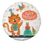 Tigris Happy Birthday Tiger fólia lufi 36 cm