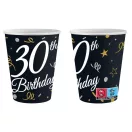 Happy Birthday 30 B&C papír pohár 6 db-os 200 ml Happy Birthday 30 B&C papír pohár 6 db-os 200 ml