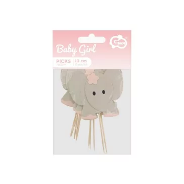 Elefánt Pink díszítő pálca 10 db-os