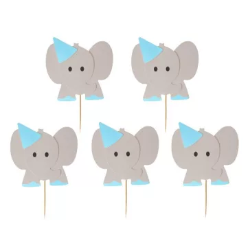 Elefánt Blue díszítő pálca 10 db-os